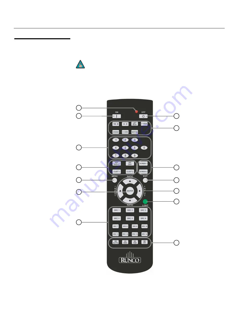 Runco LightStyle LS-12HBd Installation & Operation Manual Download Page 30