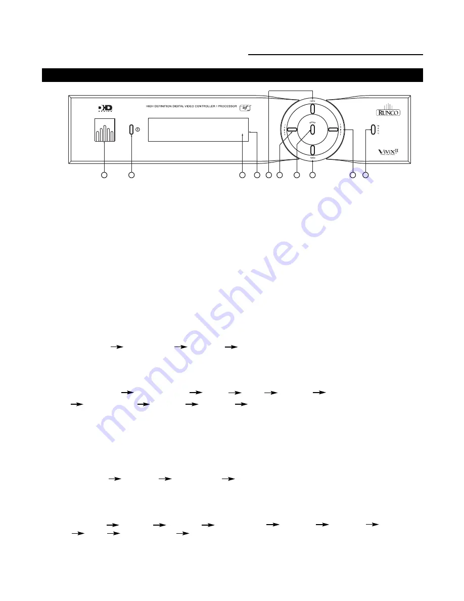 Runco Reflection VX-5000d Owner'S Operating Manual Download Page 21