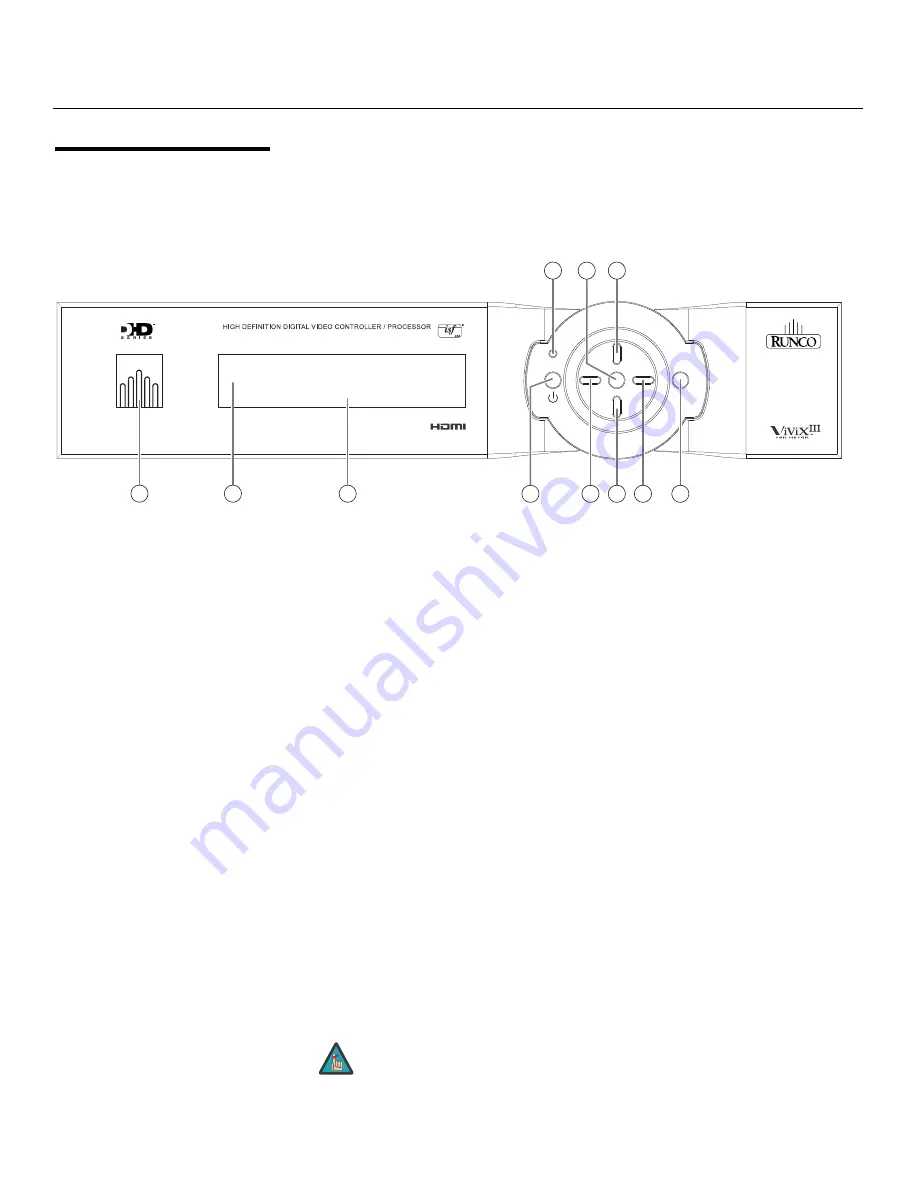 Runco VIDEOXTREME VX-8D Installation & Operation Manual Download Page 24