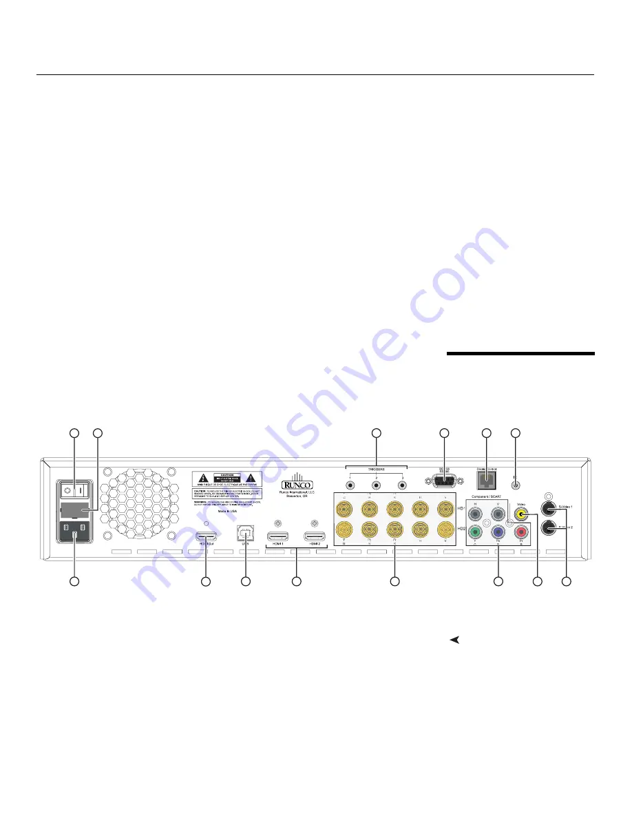 Runco VIDEOXTREME VX-8D Installation & Operation Manual Download Page 25