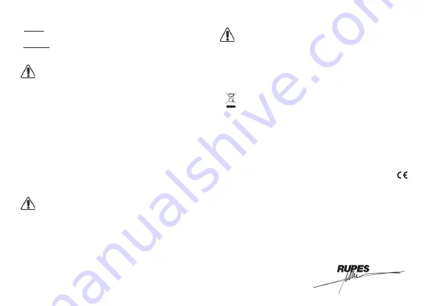 Rupes AR11S Translation Of Original Operating Instructions Download Page 37