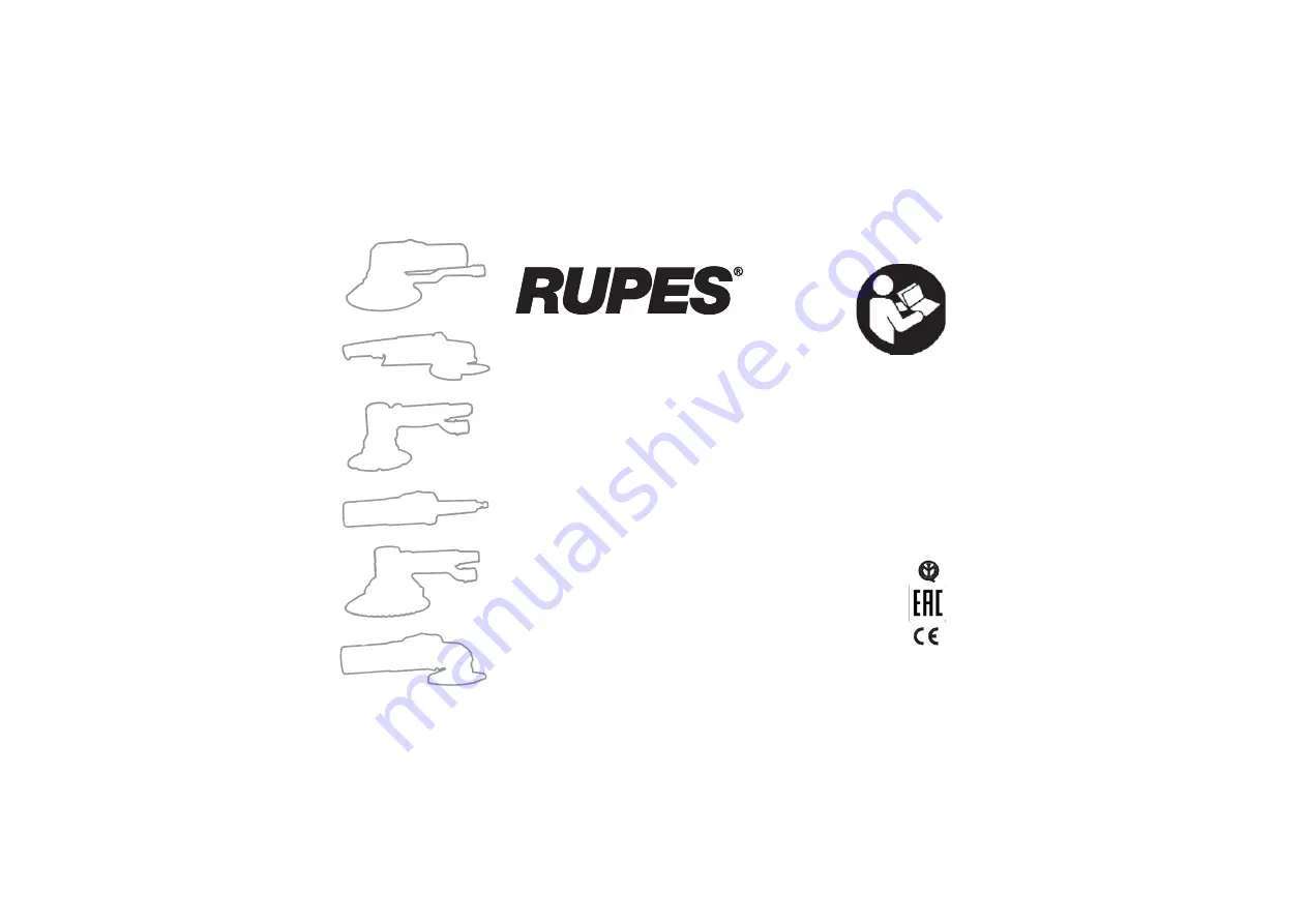 Rupes GM62N Operating And Maintenance Instructions Manual Download Page 1