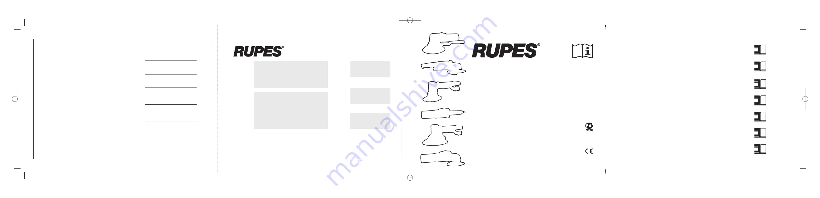 Rupes SR100AEN Operating And Maintenance Instructions Manual Download Page 1