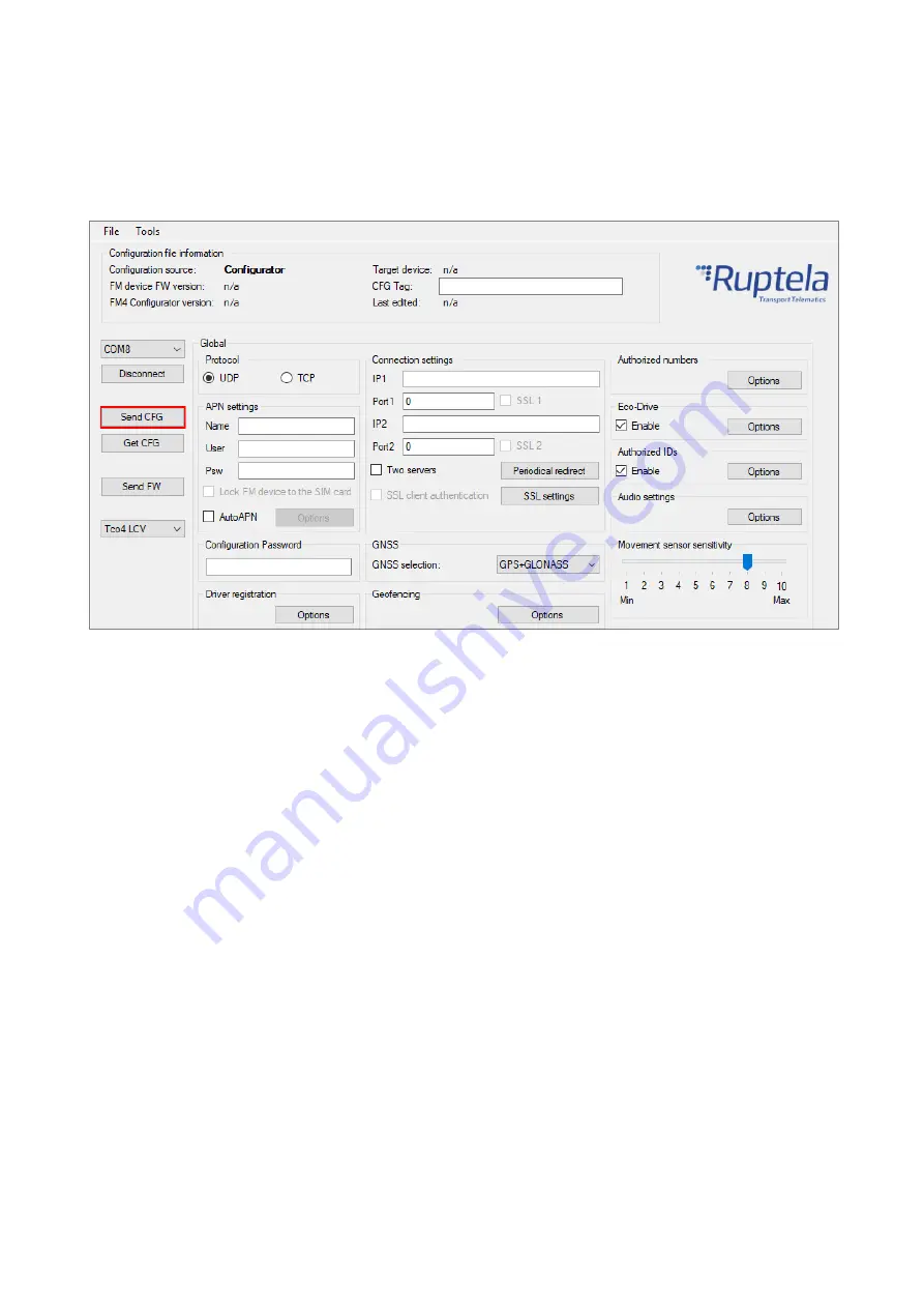 RUPTELA RS232 Camera User Manual Download Page 15