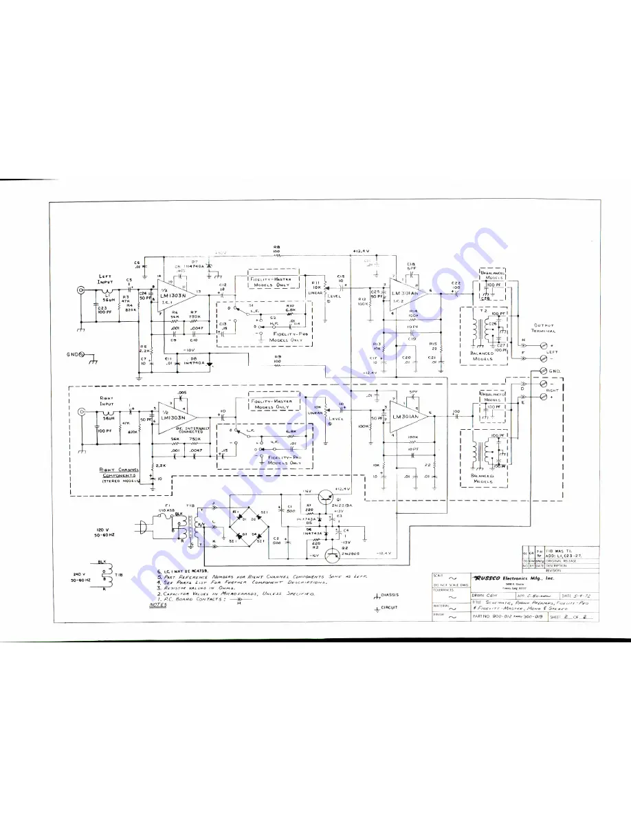 Russco Fidelity-master Manual Download Page 14