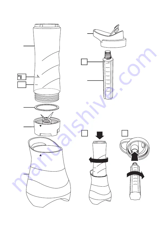 Russell Hobbs MIX & GO Instructions Manual Download Page 2