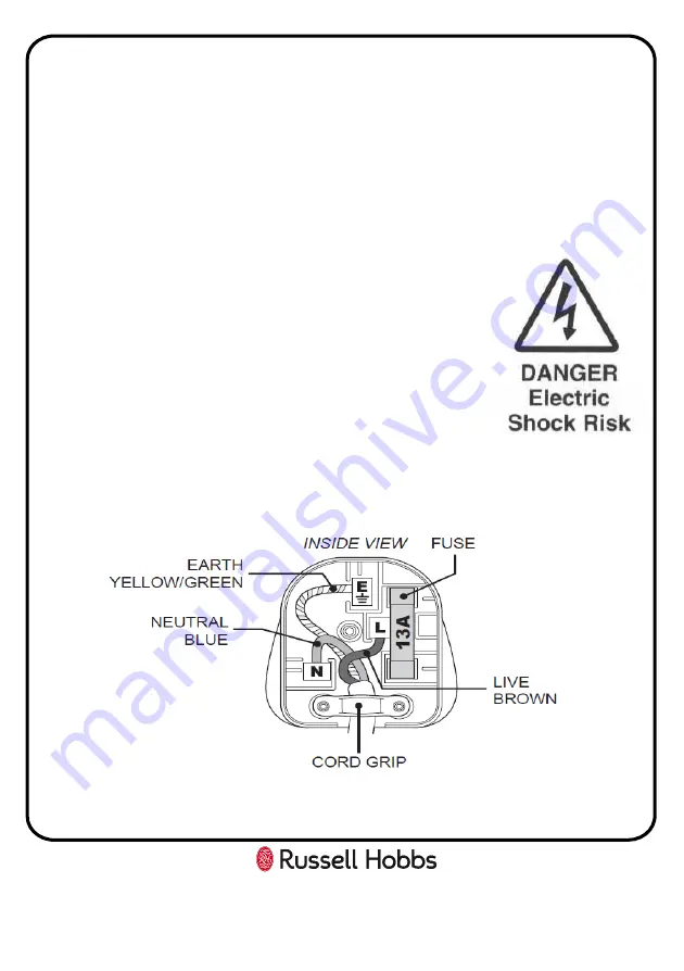 Russell Hobbs RH3VTD400 Instruction Manual Download Page 21