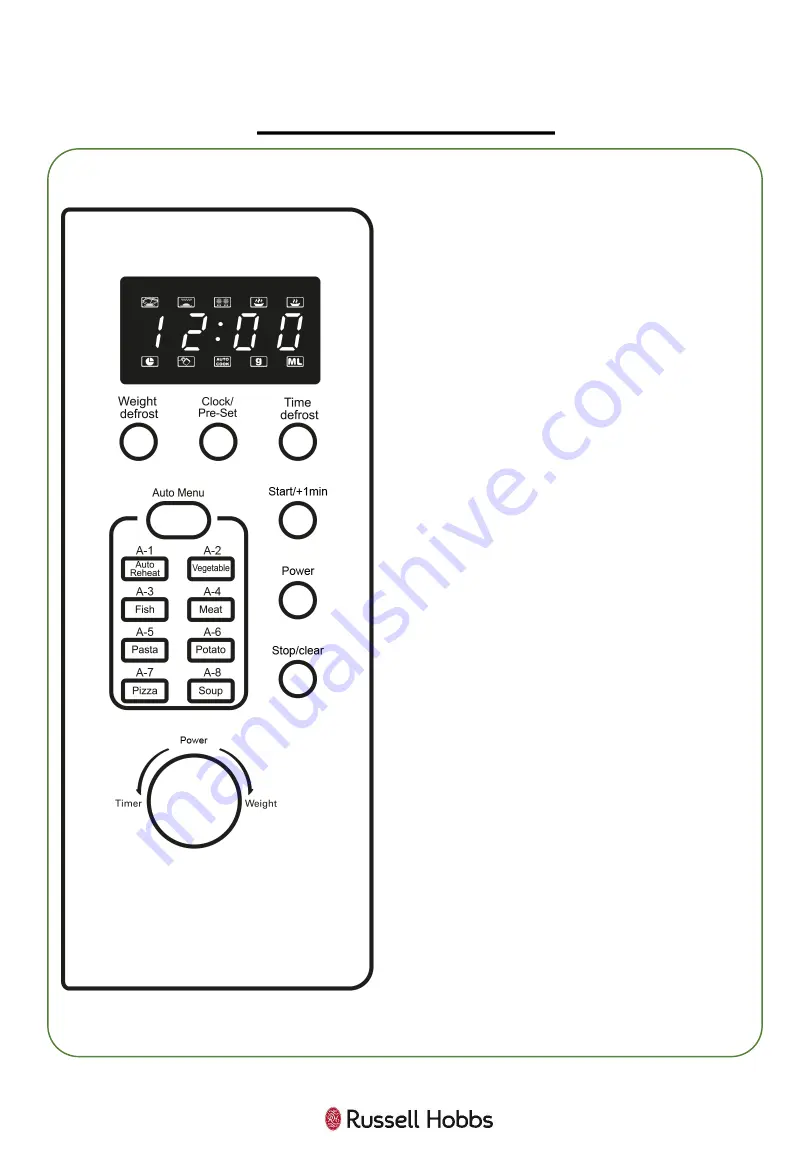 Russell Hobbs RHBM2001 User Manual Download Page 25