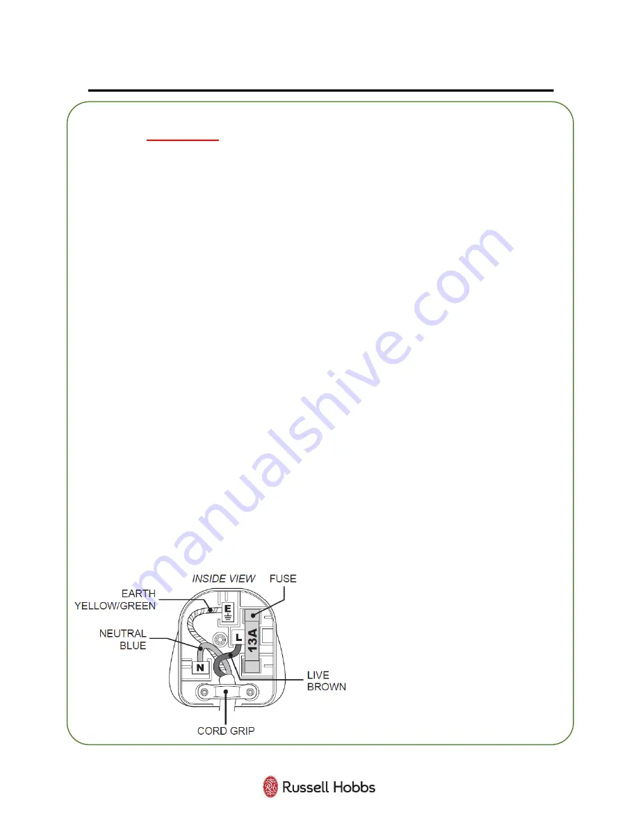 Russell Hobbs RHEM1901B-SB User Manual Download Page 36