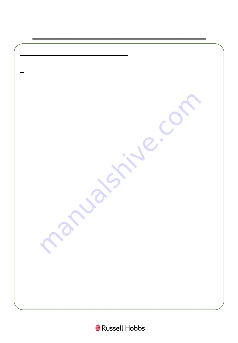 Russell Hobbs RHFM2363 User Manual Download Page 13