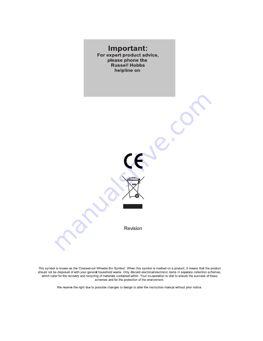 Russell Hobbs RHM1712 User Manual Download Page 18