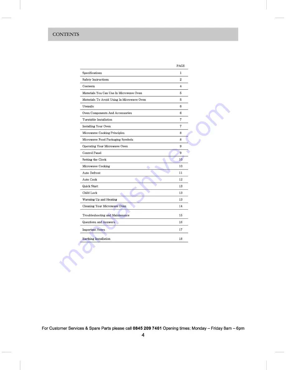 Russell Hobbs RHM2017 Instruction Manual Download Page 5