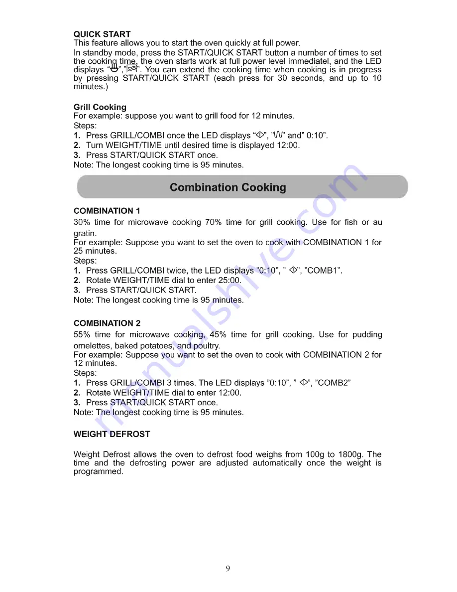 Russell Hobbs RHM2031 User Manual Download Page 9