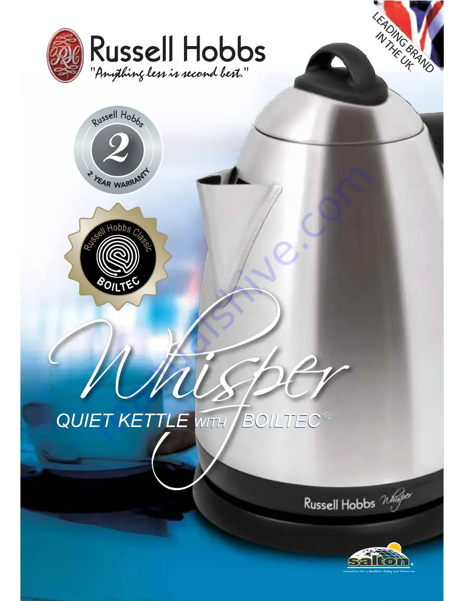 Russell Hobbs Whisper 3090 User Manual Download Page 1