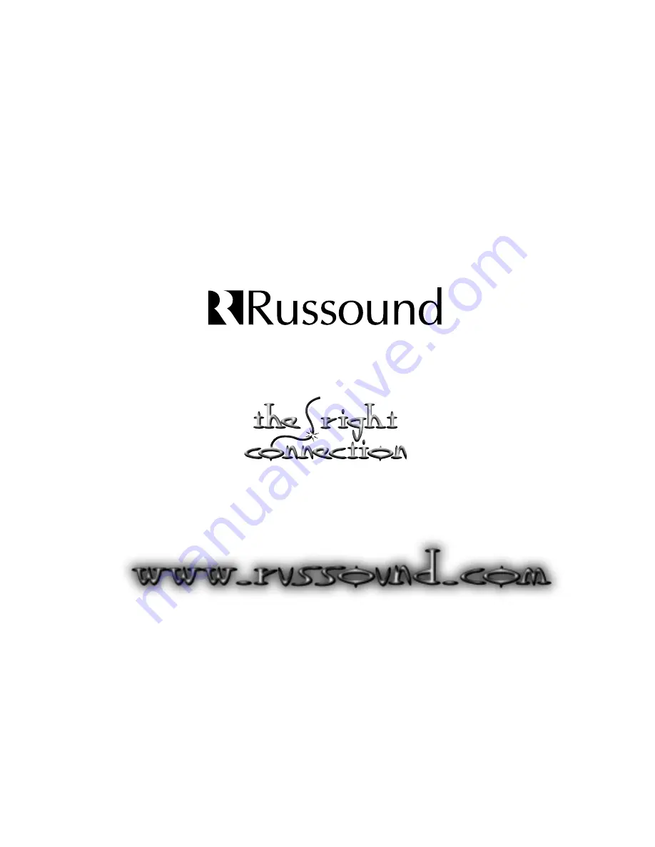 Russound AX-6 Instruction Manual Download Page 3