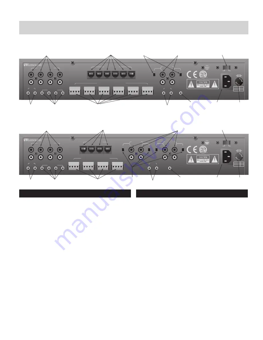 Russound CA 4.4i Instruction Manual Download Page 6