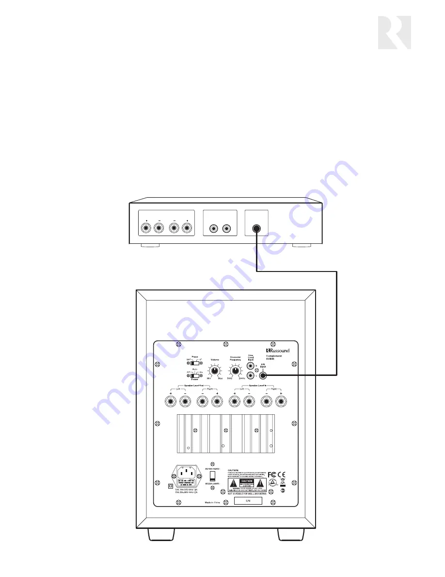 Russound COMPLEMENT SUB85 Instruction Manual Download Page 5