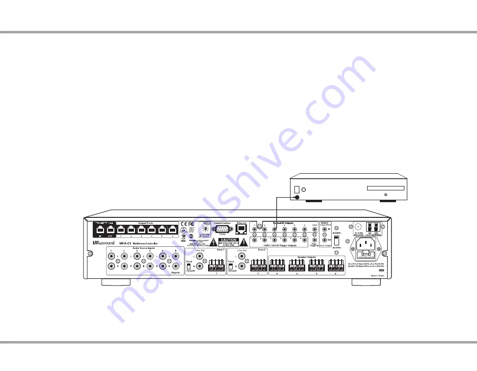 Russound MCA-C3 User And Installation Manual Download Page 22