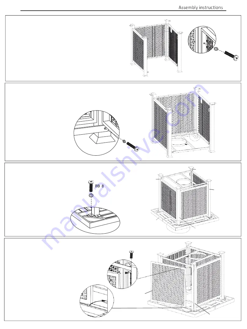 RW Flame 46S32-BLACK Assembly Instructions Manual Download Page 7