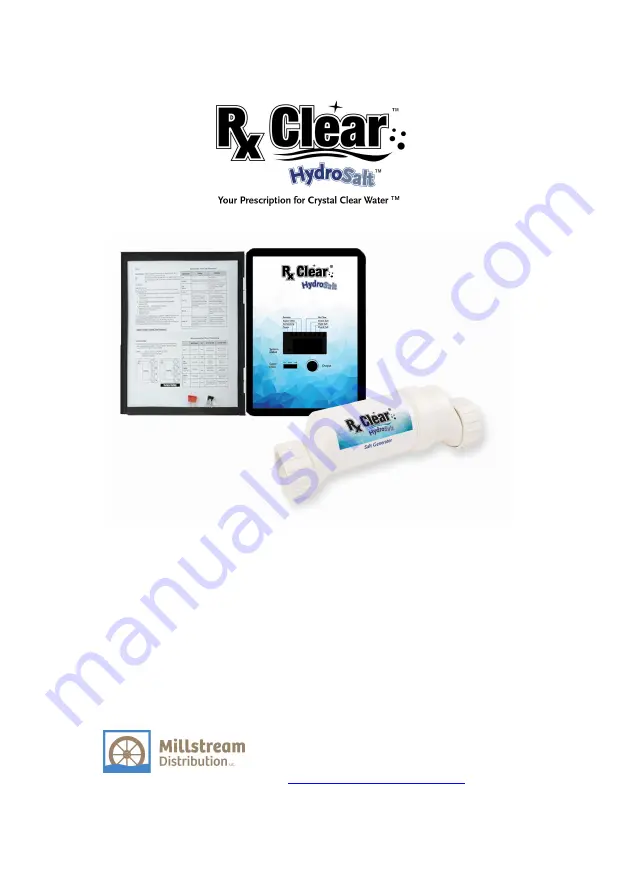 Rx Clear HydroSalt Installation & Operation Manual Download Page 1