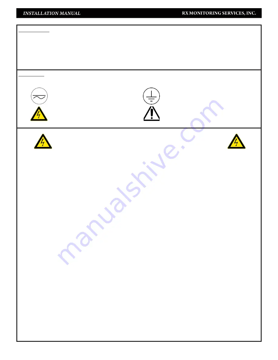 Rx Monitoring Services EPA1500 Installation Manual Download Page 2