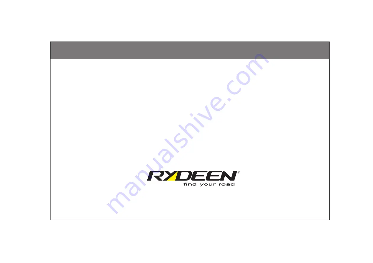 Rydeen MINy Series Owner'S Manual Download Page 3