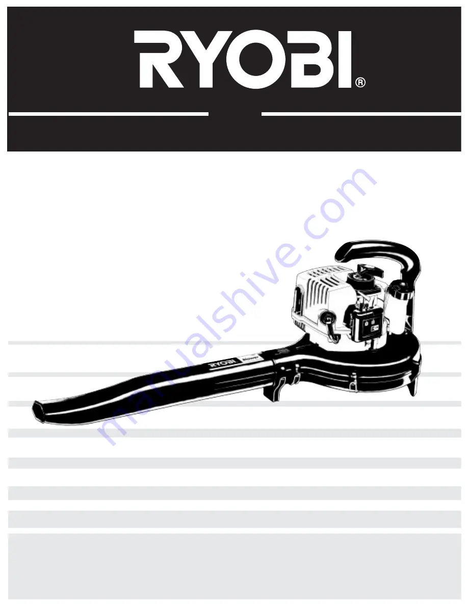 Ryobi 290r Operator'S Manual Download Page 19