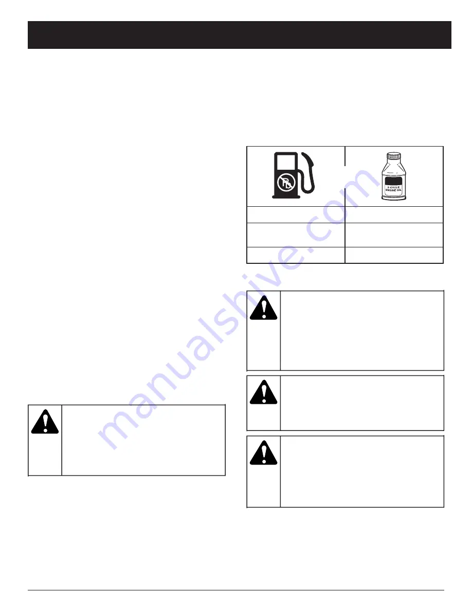 Ryobi 290r Operator'S Manual Download Page 26