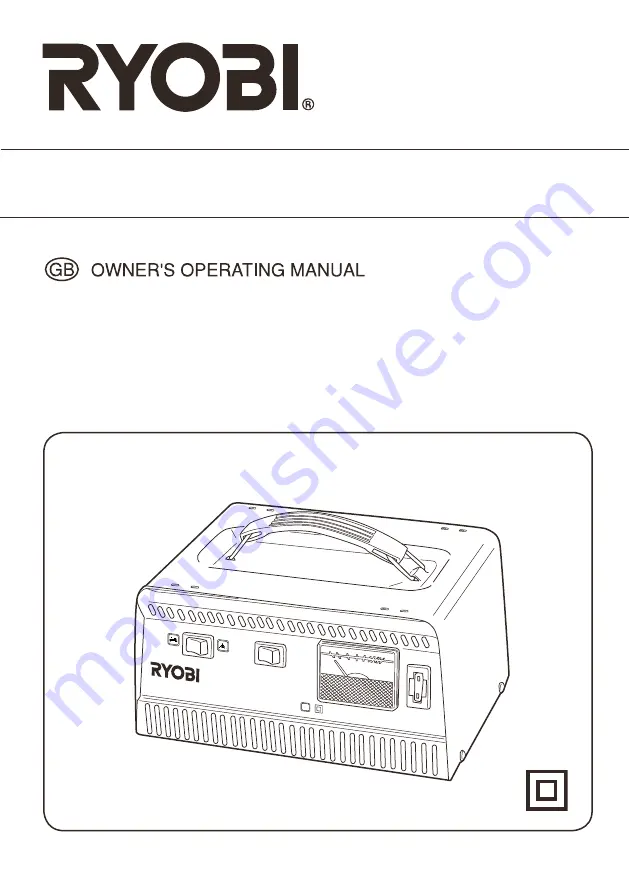 Ryobi BC-800 Owner'S Operating Manual Download Page 1