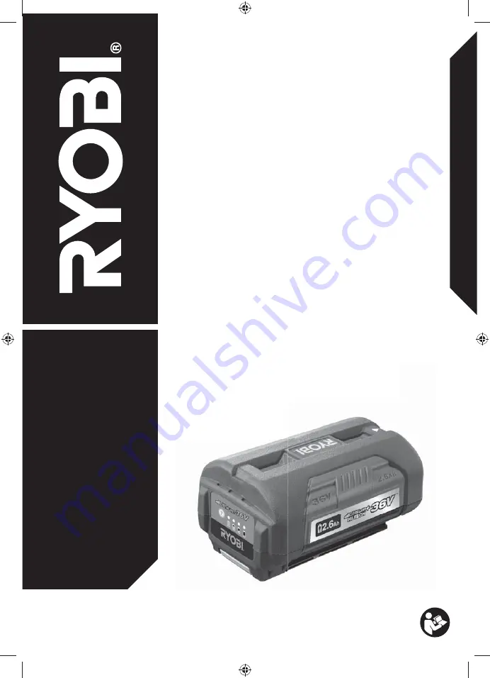 Ryobi BPL3626D Original Instructions Manual Download Page 1