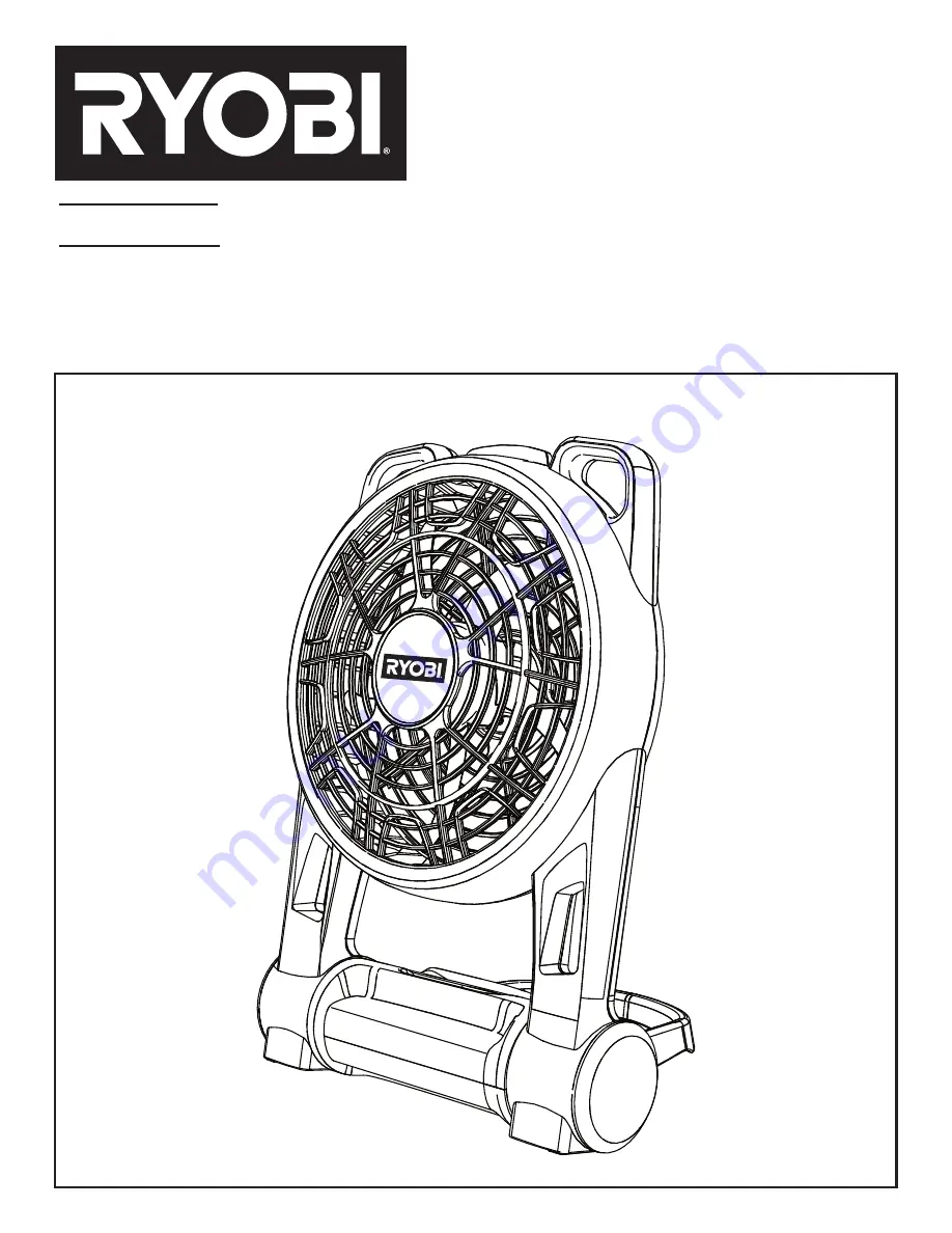 Ryobi CPF180G Скачать руководство пользователя страница 1