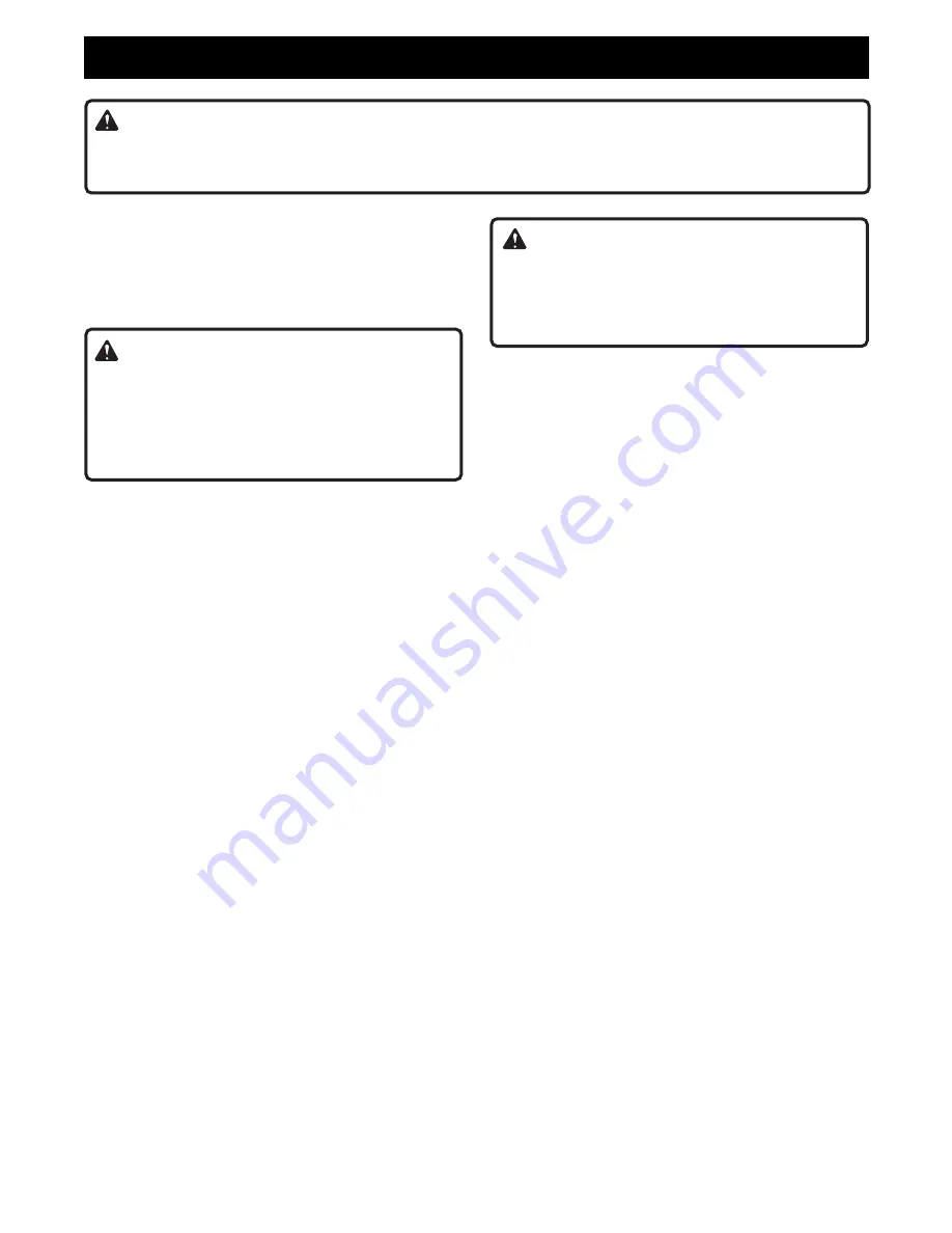 Ryobi csb131 Operator'S Manual Download Page 21