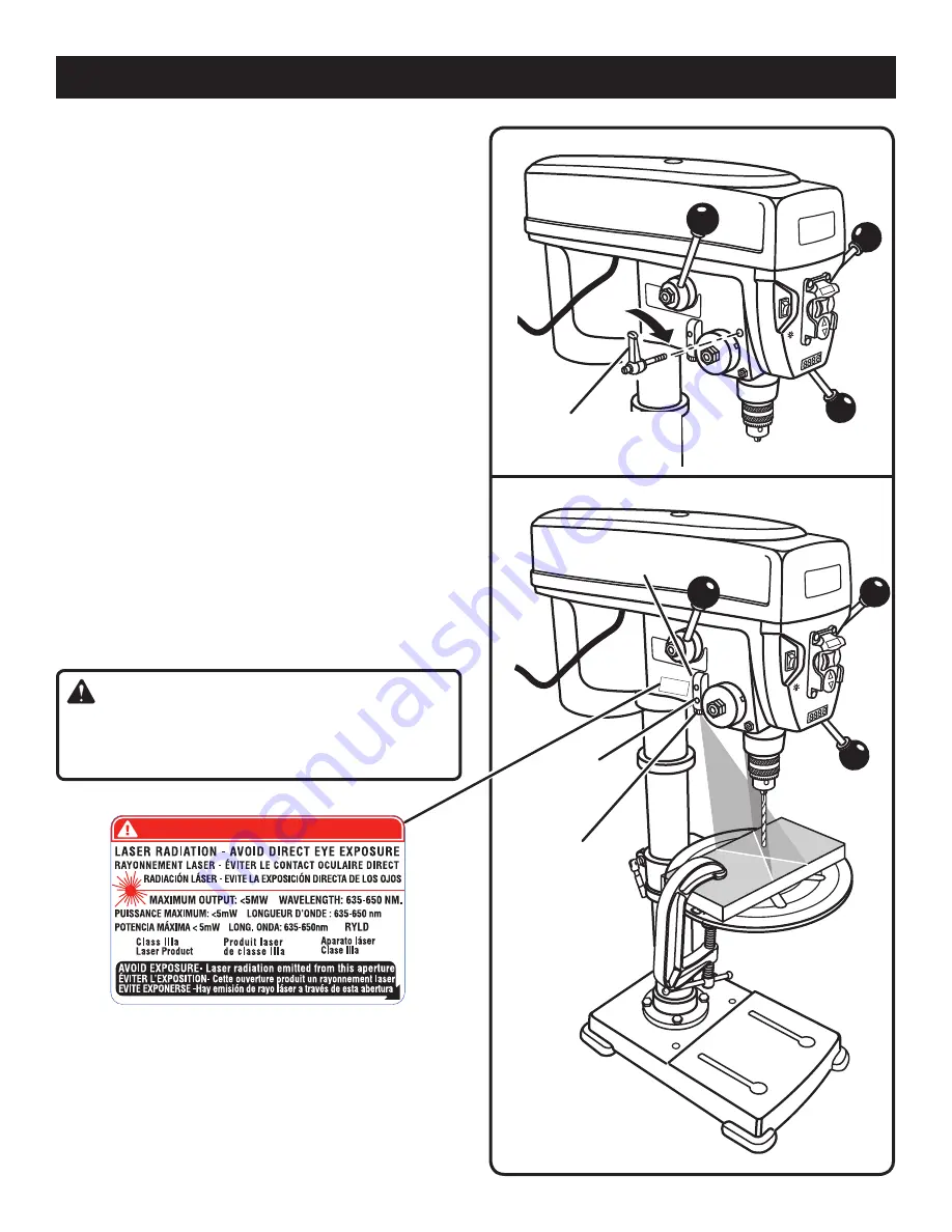 Ryobi DP121L (French) Manuel D'Utilisation Download Page 17