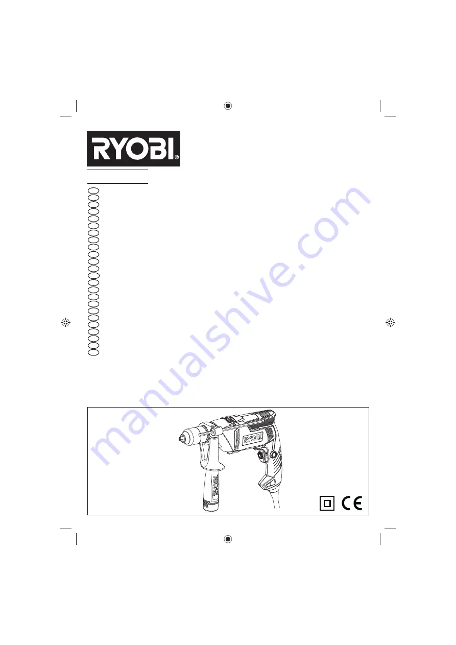 Ryobi EID1050RS User Manual Download Page 1