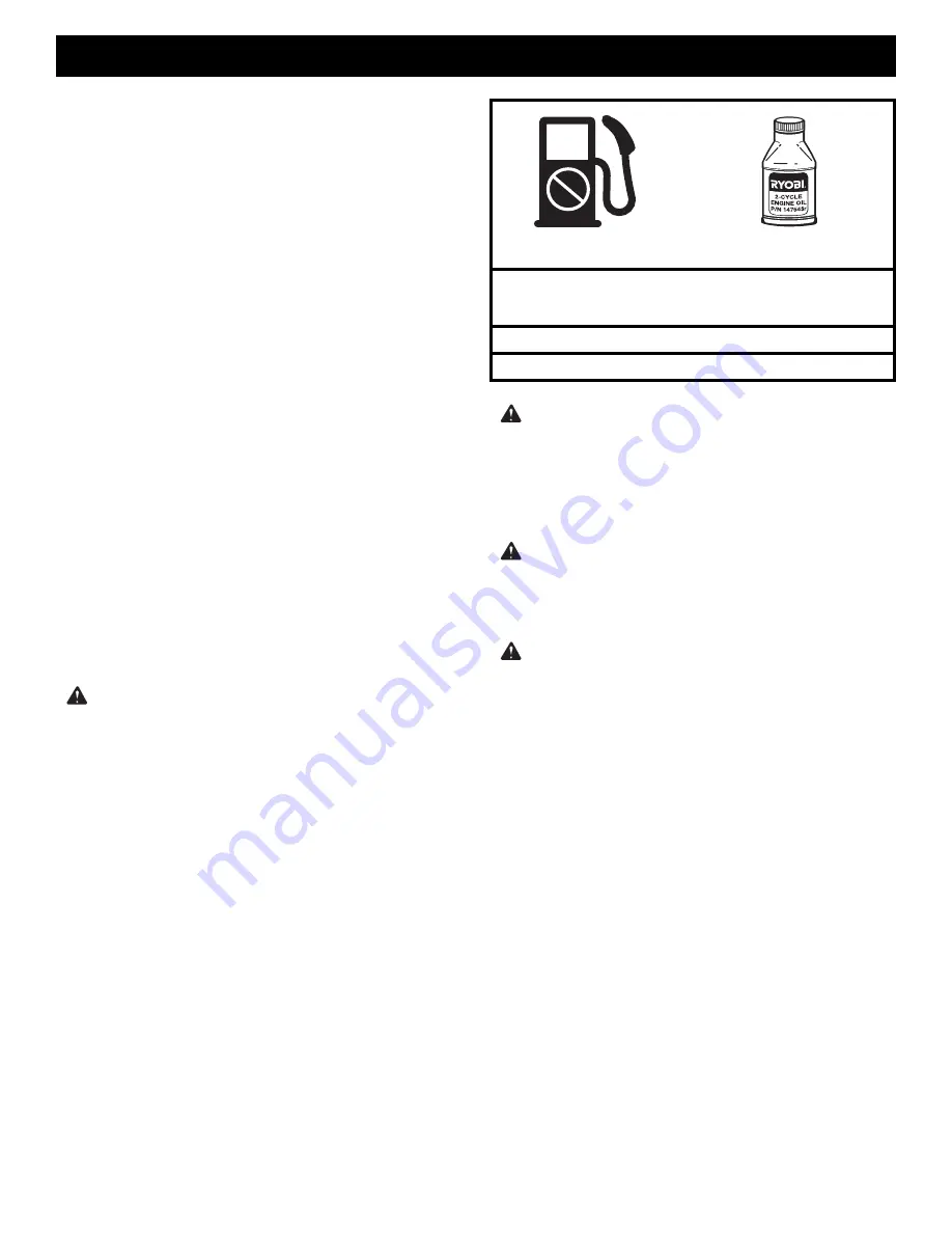 Ryobi EJ101 Operator'S Manual Download Page 10