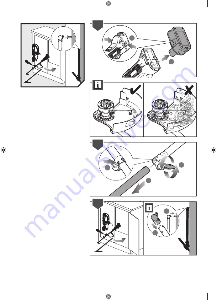 Ryobi OBC1820B Скачать руководство пользователя страница 203