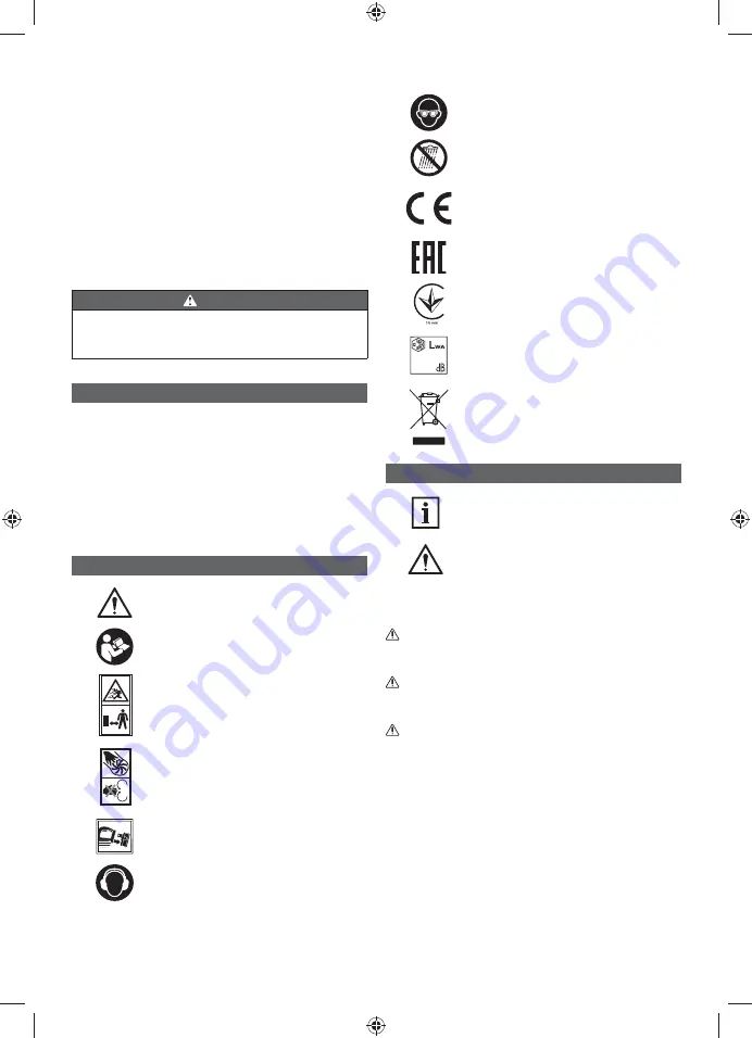 Ryobi OBL1820S Original Instructions Manual Download Page 6