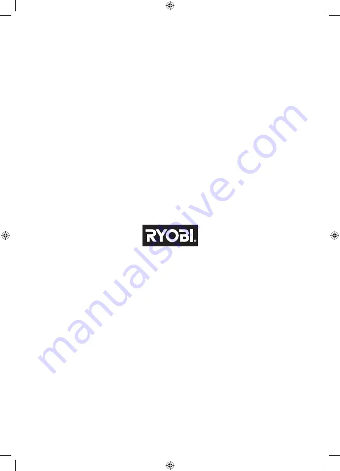 Ryobi OHT1850X Original Instructions Manual Download Page 176