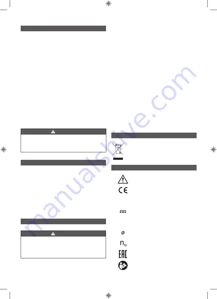 Ryobi ONE+ R18PD31-252S Original Instructions Manual Download Page 62