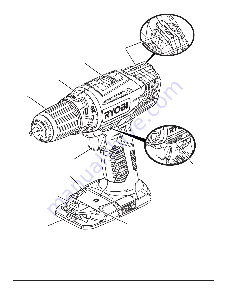 Ryobi P208B Скачать руководство пользователя страница 32