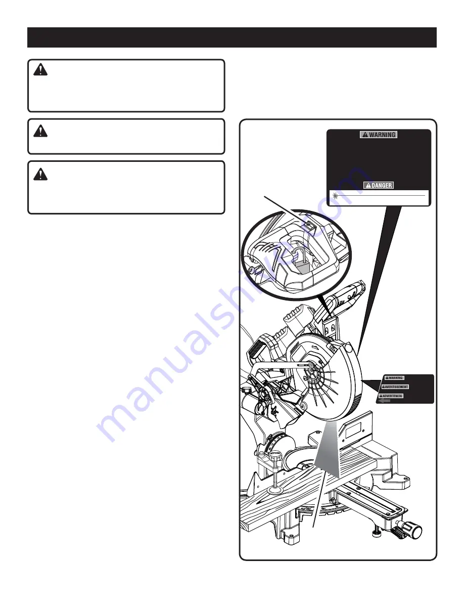 Ryobi P3650 Operator'S Manual Download Page 16