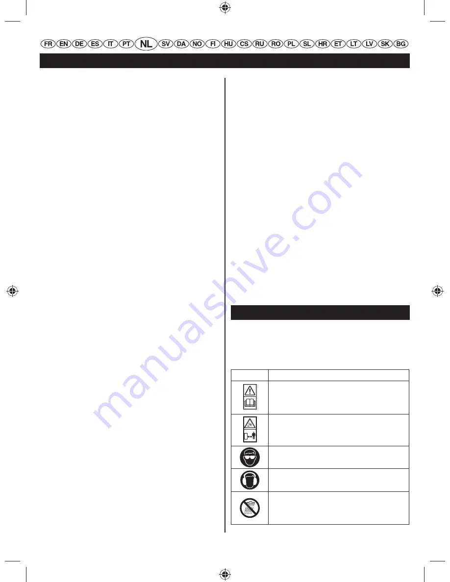 Ryobi PowerMulchin RBV2800S Original Instructions Manual Download Page 39