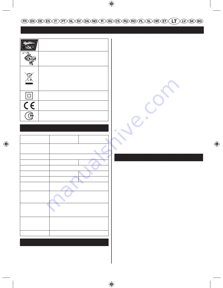 Ryobi PowerMulchin RBV2800S Original Instructions Manual Download Page 115