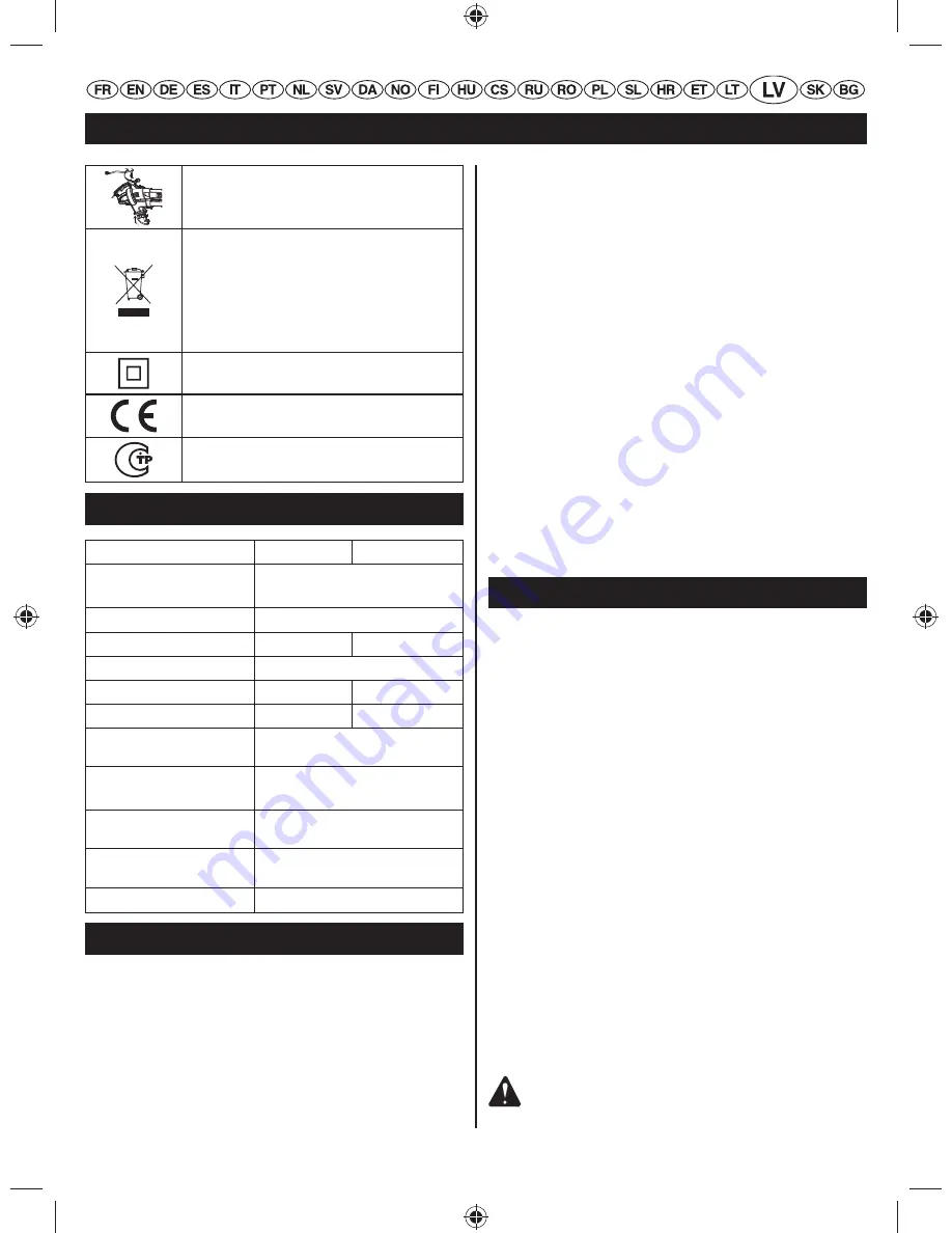 Ryobi PowerMulchin RBV2800S Original Instructions Manual Download Page 121