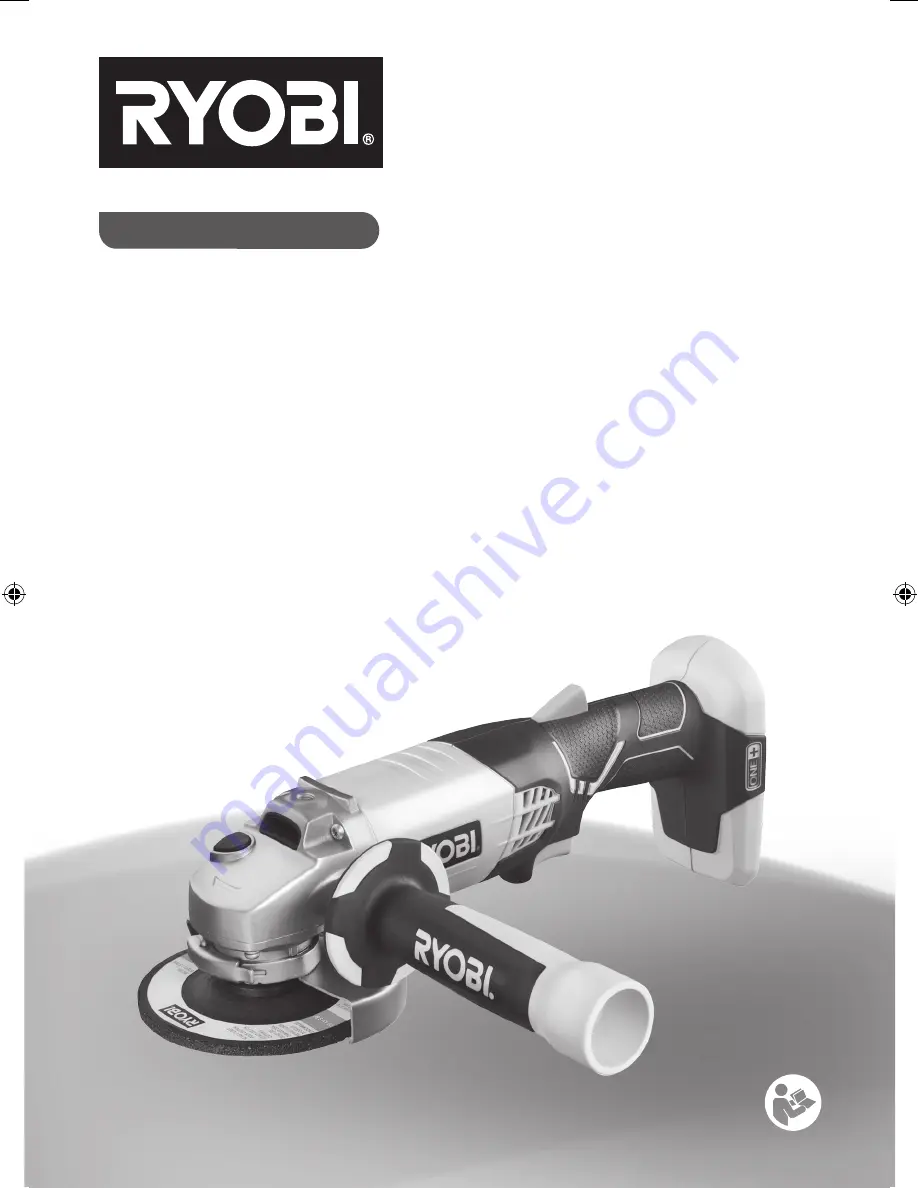 Ryobi R18AG4115 Original Instructions Manual Download Page 1