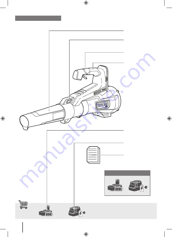 Ryobi R18XBLW20 Скачать руководство пользователя страница 6