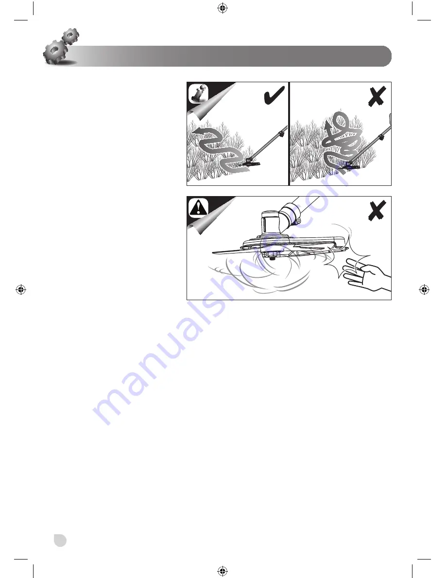 Ryobi RBC1020 Original Instructions Manual Download Page 13