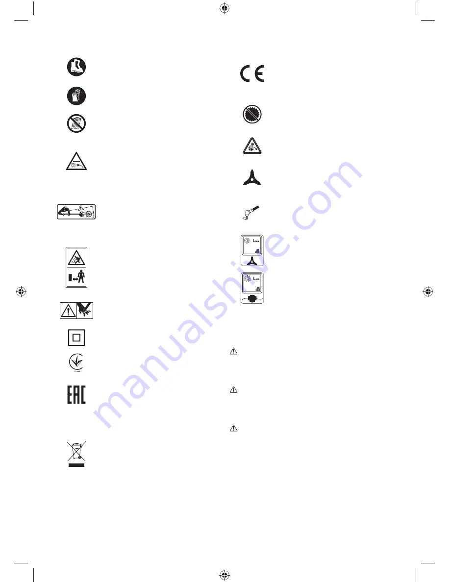 Ryobi RBC1226I Original Instruction Download Page 28