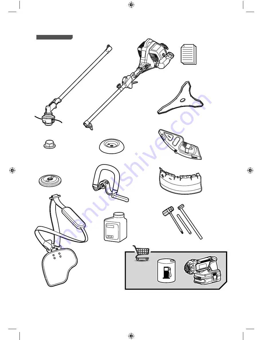 Ryobi RBC31SBO Original Instructions Manual Download Page 183