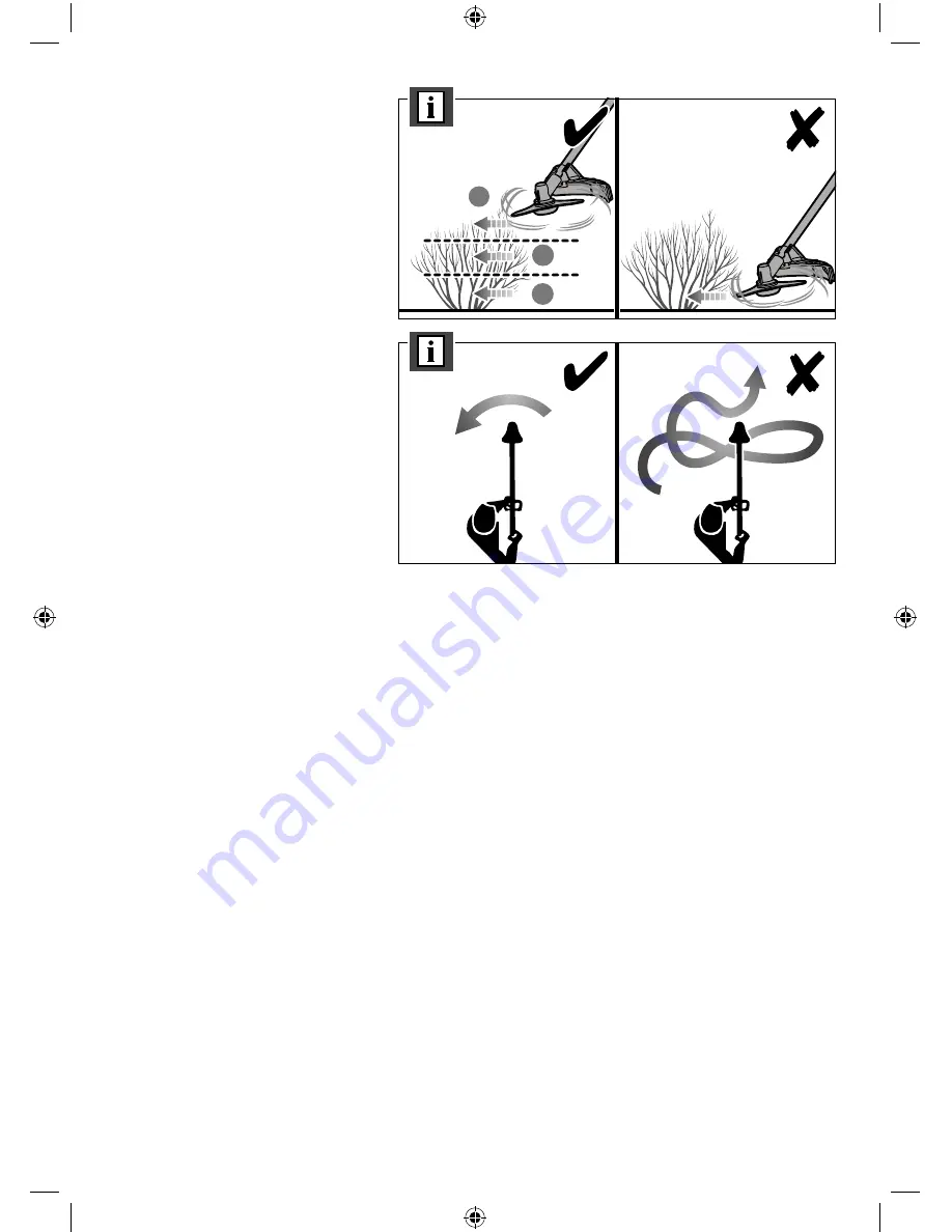 Ryobi RBC31SBO Original Instructions Manual Download Page 196